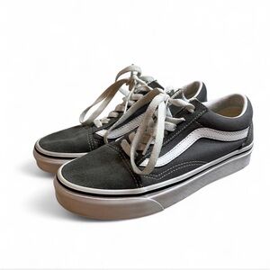 Vans Classic Grey and White Low-Tops
